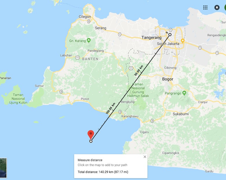 Berjarak 140 Km dari Jakarta, Ini Lokasi Episentrum Gempa Hari Ini
