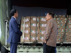 Sebelum ke Sri Lanka, Jokowi Cek Bantuan Logistik ke Rohingya