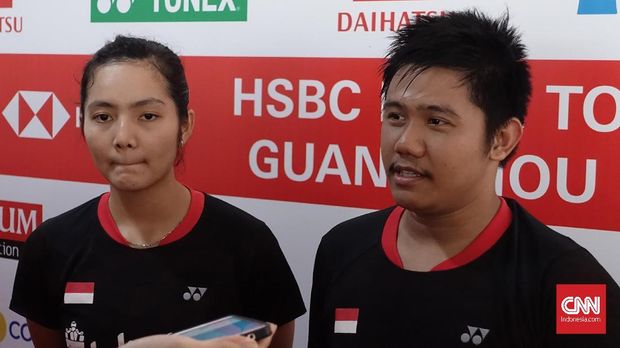 Yantoni Edy Saputra dan Marsheilla Gischa Islami menang atas senior di pelatnas.