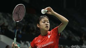 Foto: Samurai Jepang Nozomi Okuhara Unjuk Gigi