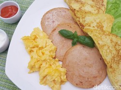 Resep Sarapan :  French Toast with Fiesta Chicken Slice