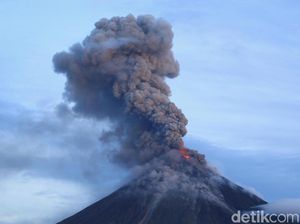 Foto: Lava dan Abu Vulkanik Gunung Mayon