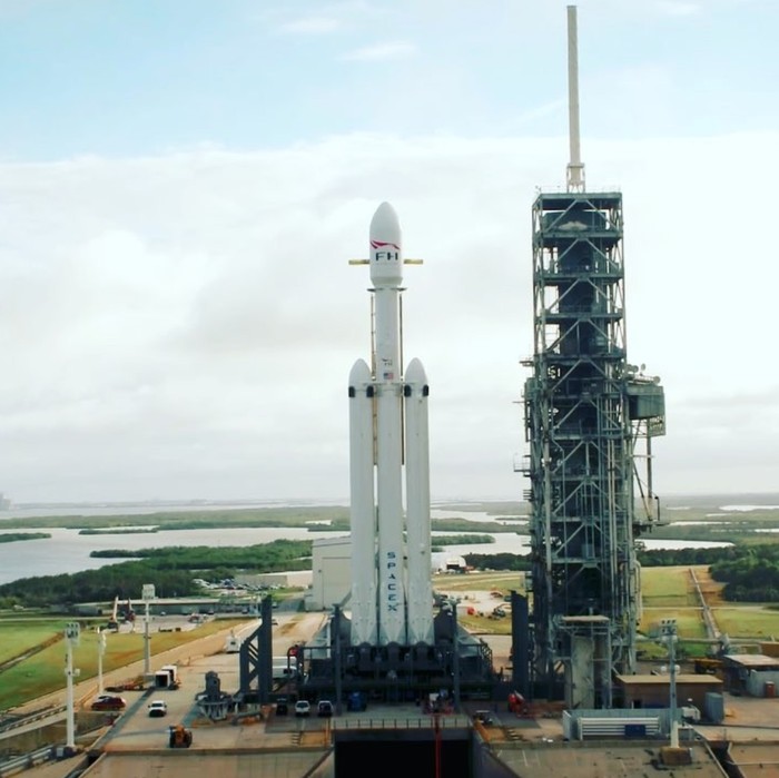 Falcon Heavy. Foto: Dok. Instagram Elon Musk