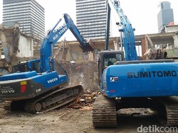 Eks Pasar Blora Menteng Diratakan