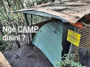 Kata Traveler Soal Tenda di Dalam Pos Pendakian