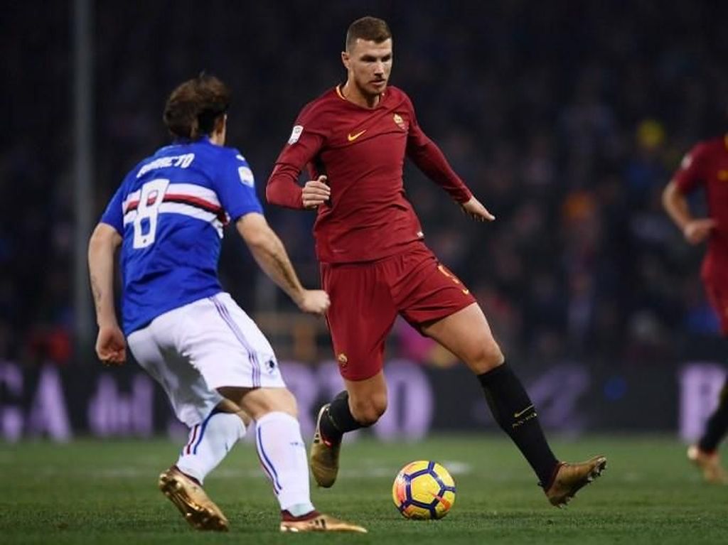 Gol Dzeko di Injury Time Selamatkan Roma dari Kekalahan Gol Dzeko di Injury Time Selamatkan Roma dari Kekalahan