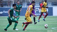Dengan kemenangan ini, tim asal Palembang itu untuk sementara memimpin Grup A dengan poin enam dari tiga laga.