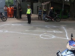 Polisi Olah TKP Kecelakaan Aiptu Sukir Ditabrak Harrier di Ancol