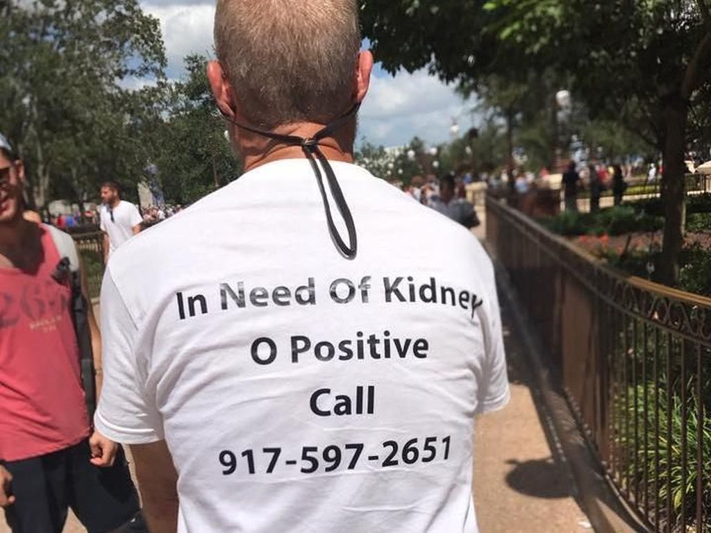 Berkat Keliling Disney World, Pria ini Berhasil Temukan Donor Ginjal