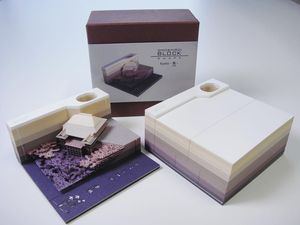 Berbentuk Kuil Hingga Kereta, Post-It Unik Ini Selalu Sold Out di Jepang