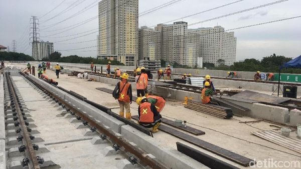 LRT Jakarta Mau Diuji Coba Mei, Yuk Lihat Proyeknya