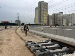 Kurangi Kecepatan, Ada Proyek LRT di Tol Cawang-Cikampek