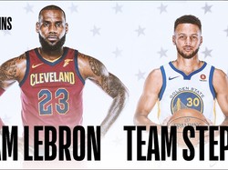 Ini Skuat Pilihan LeBron dan Curry di NBA All-Star 2018, Siapa Lebih Kuat?