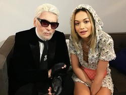 Karl Lagerfeld Tampil Beda dengan Berjenggot, Netizen Nyinyir