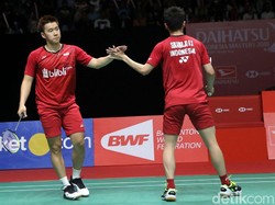 Kevin/Marcus ke Semifinal, Angga/Rian Tumbang