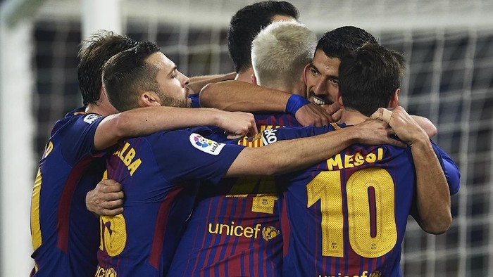 Barca Masih di Jalur Treble