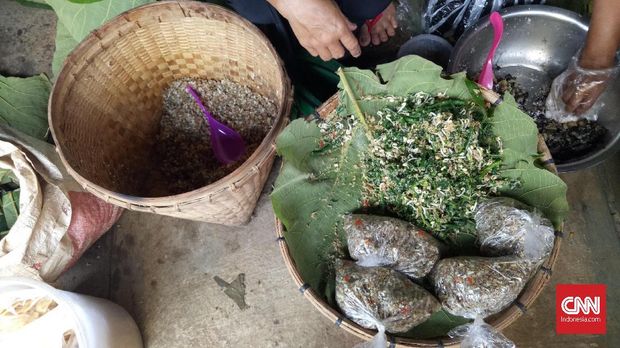 Penjual thiwul di Wonogiri
