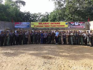 Jalin Sinergitas, Polisi, TNI dan Pemkab Ponorogo Gelar Lomba Tembak