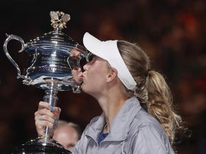 Akhirnya, Wozniacki!