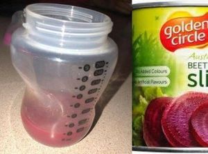 Makan Bit Seharian, ASI Ibu Ini Berwarna Merah Muda