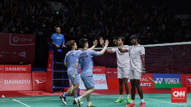 Marcus/Kevin ke final usai mengalahkan ganda putra India,