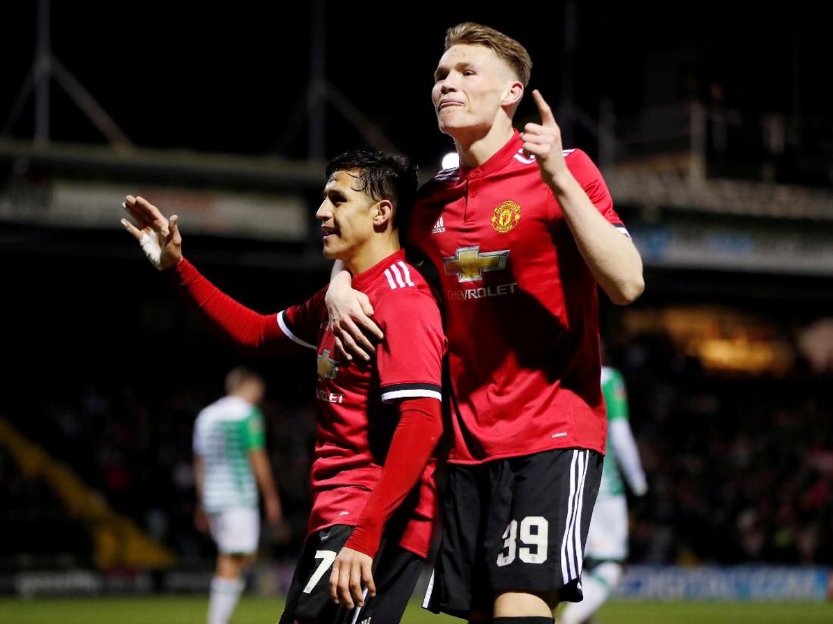 Pemain Manchester United, Alexis Sanchez (Foto: Paul Childs/Reuters)