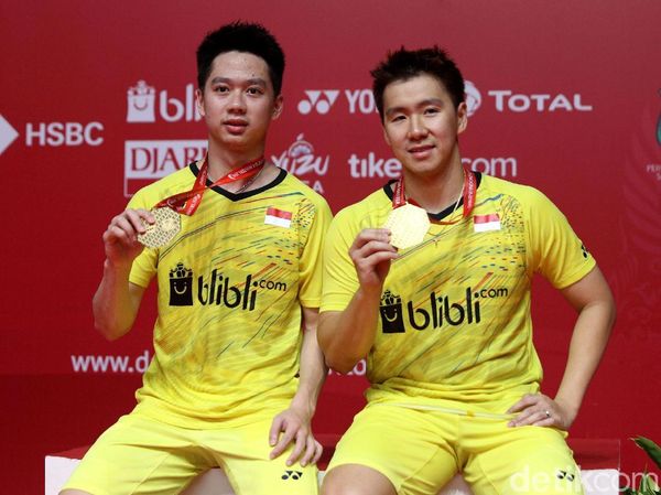 Kevin/Marcus Juara Ganda Putra Indonesia Masters 2018