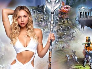 Alexis Ren, Dewi Perang Super Seksi di Final Fantasy XV Alexis Ren, Dewi Perang Super Seksi di Final Fantasy XV