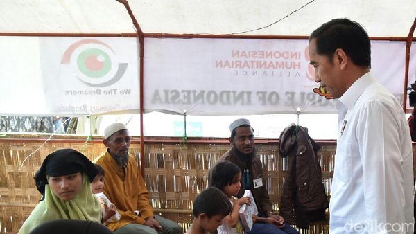 Menengok Aktivitas Jokowi di Lokasi Pengungsian Coxs Bazar
