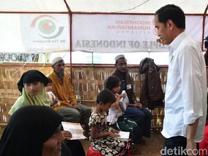 Menengok Aktivitas Jokowi di Lokasi Pengungsian Coxs Bazar