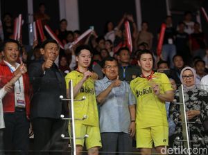 Bahas Hasil Indonesia Masters 2018, Wapres JK Sebut Asian Games