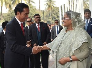 Jokowi Ajak PM Bangladesh Jaga Keamanan di Samudera Hindia