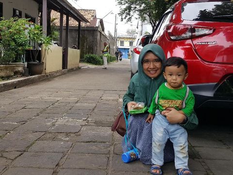 Puput dan anaknya, Alfath/