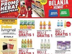 Beli 2 Gratis 1 Minuman Kemasan di Transmart Carrefour