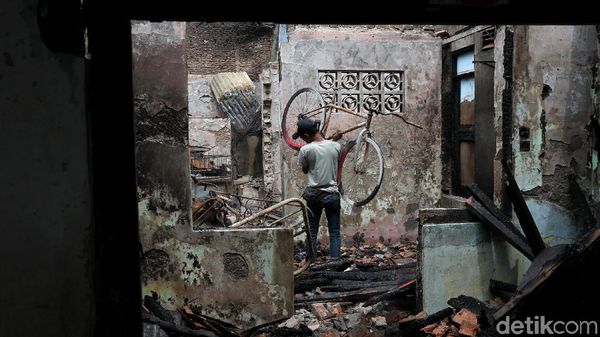 Foto: Begini Kondisi Permukiman di Tamansari Pasca Kebakaran