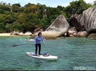 Foto: Menteri Susi Sudah ke Batu Sindu Natuna, Kamu Kapan?