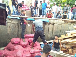 Sebelum Ditangkap, Kapal Angkut Bawang Ilegal Sempat Disembunyikan