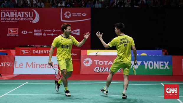 Kevin Sanjaya Sukamuljo/Marcus Fernaldi Gideon baru saja jadi juara di Indonesia Masters pekan lalu.