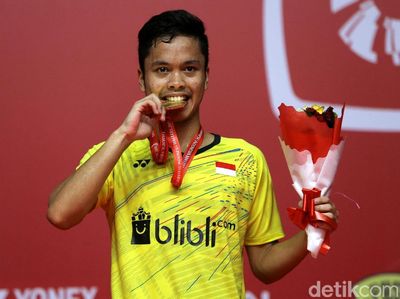 Foto: Anthony Ginting Juara Indonesia Masters 2018