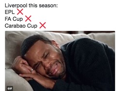 Liverpool kini sudah tersingkir dari Piala FA setelah sebelumnya di Piala Liga Inggris. Kans berjaya di Premier League pun tipis. (Foto: Internet)