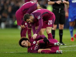 Guardiola: Sane Mungkin Absen Satu Bulan