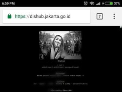 Situs Dishub Jakarta Diretas Hacker, Pesannya Sindir Dikit Baper