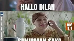 Meme Lucu Film Dilan 1990 Bertebaran