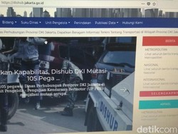 Sempat Diretas Hacker Baper, Situs Dishub DKI Kembali Normal