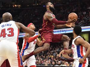 Cavs Hajar Pistons, Cetak Kemenangan Kedua Beruntun
