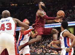 Cavs Hajar Pistons, Cetak Kemenangan Kedua Beruntun