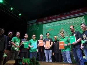 Kaesang dan Ustadz Yusuf Mansur Meriahkan Ultah Grab Semarang