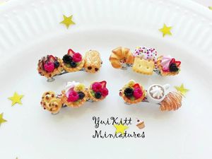Lucu! Donat. Cokelat hingga Sushi Serba Imut Jadi Gelang dan Jepit Rambut
