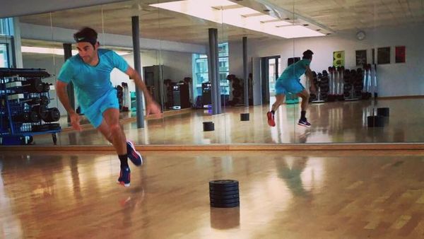 Foto: Begini Olahraganya Jawara Australia Terbuka, Roger Federer