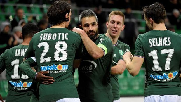 Saint-Etienne vs Caen menjadi debut Neven Subotic di Ligue 1 bersama Saint-Etienne.